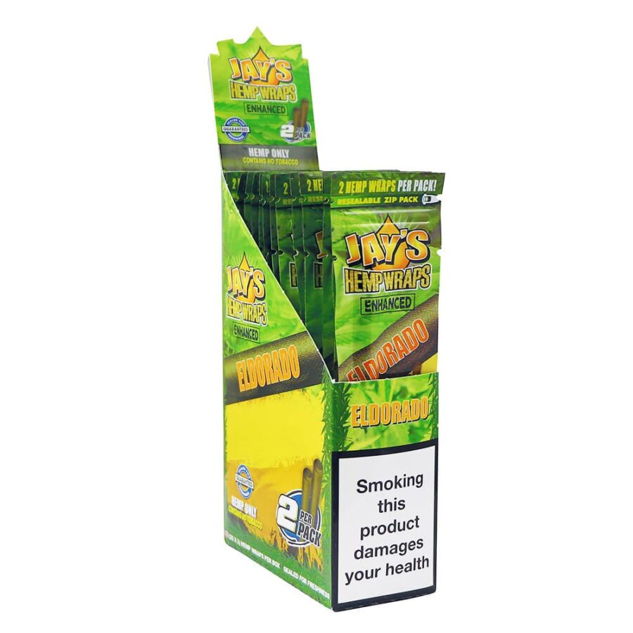 Juicy Jay's Hanf Wraps Eldorado Pineapple Shake mit infundierten Terpenen (25stk/display)