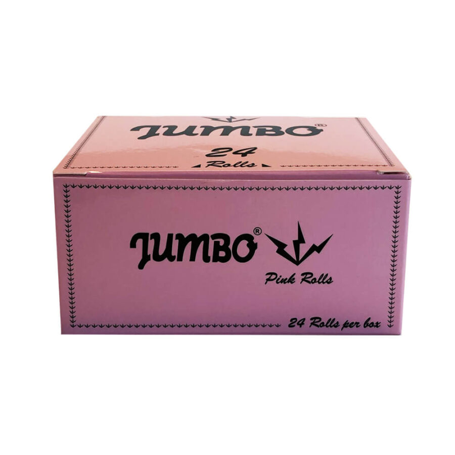 Jumbo Pink Rolls Rolling Paper (24stk/display)