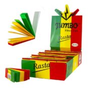 Jumbo King Size Slim Green Papers (50stk/display)