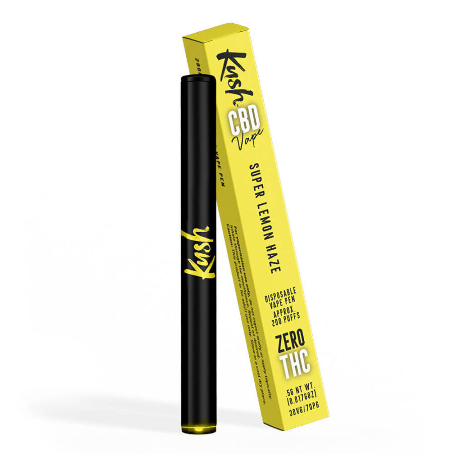 Kush CBD Vape Super Lemon Haze 40% CBD Disposable Pen (20pcs/display)