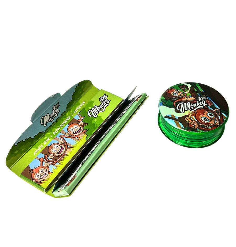 Monkey King Papers mit Tips und Grinder Wild Edition (48stk/display)