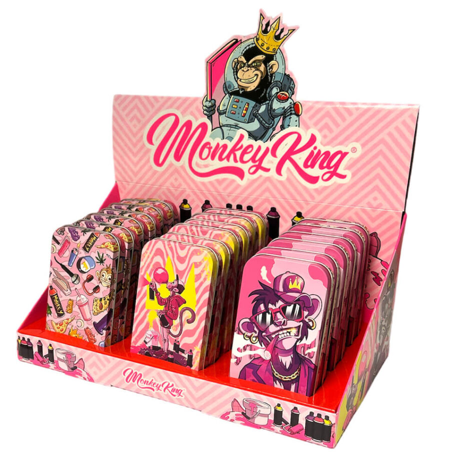 Monkey King Zinn Metallbox Bubblegum Edition (18 Stück/Display)