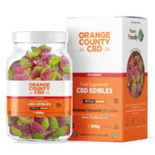 Orange County CBD Große Flasche Gummis Erdbeeren 4800mg CBD 550g