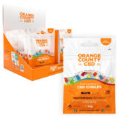 Orange County CBD Mini-Tüte Würfel 100mg CBD 25g (20stk/Display)