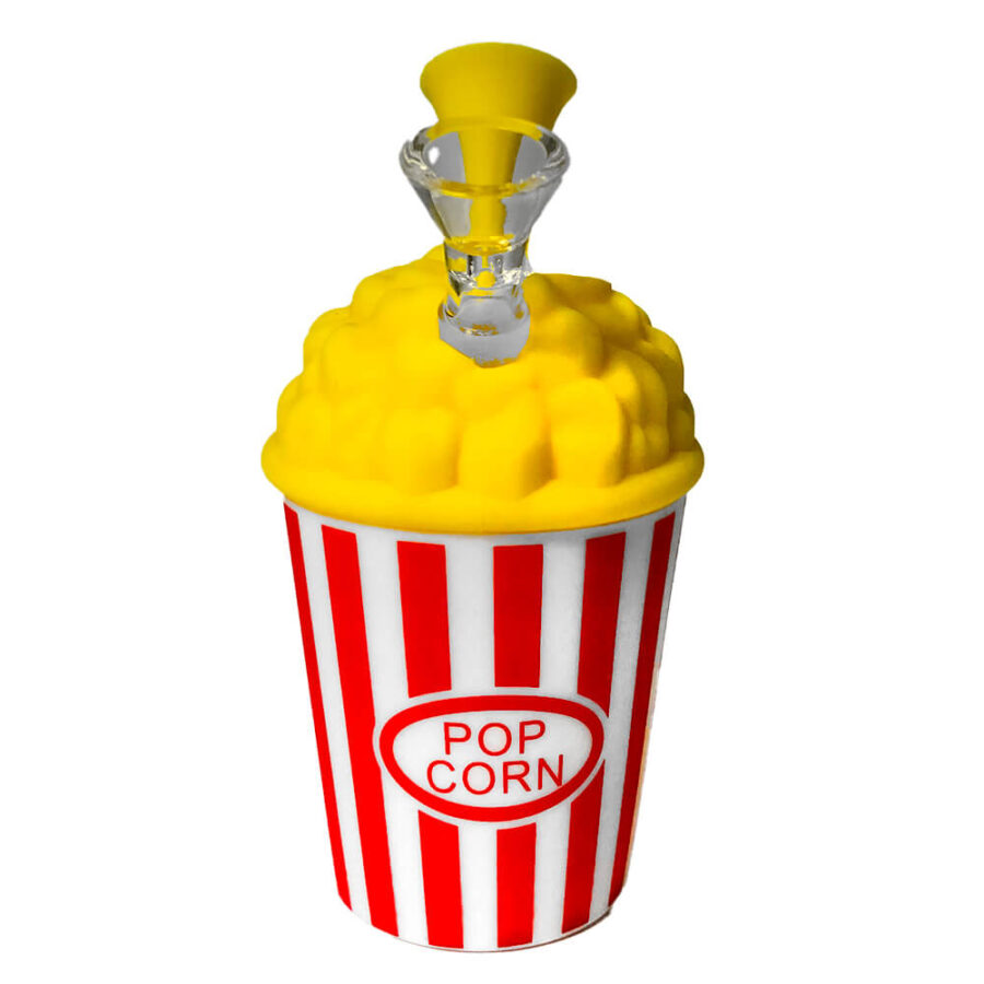 Popcorn Eimer Silikon Pfeife 15cm