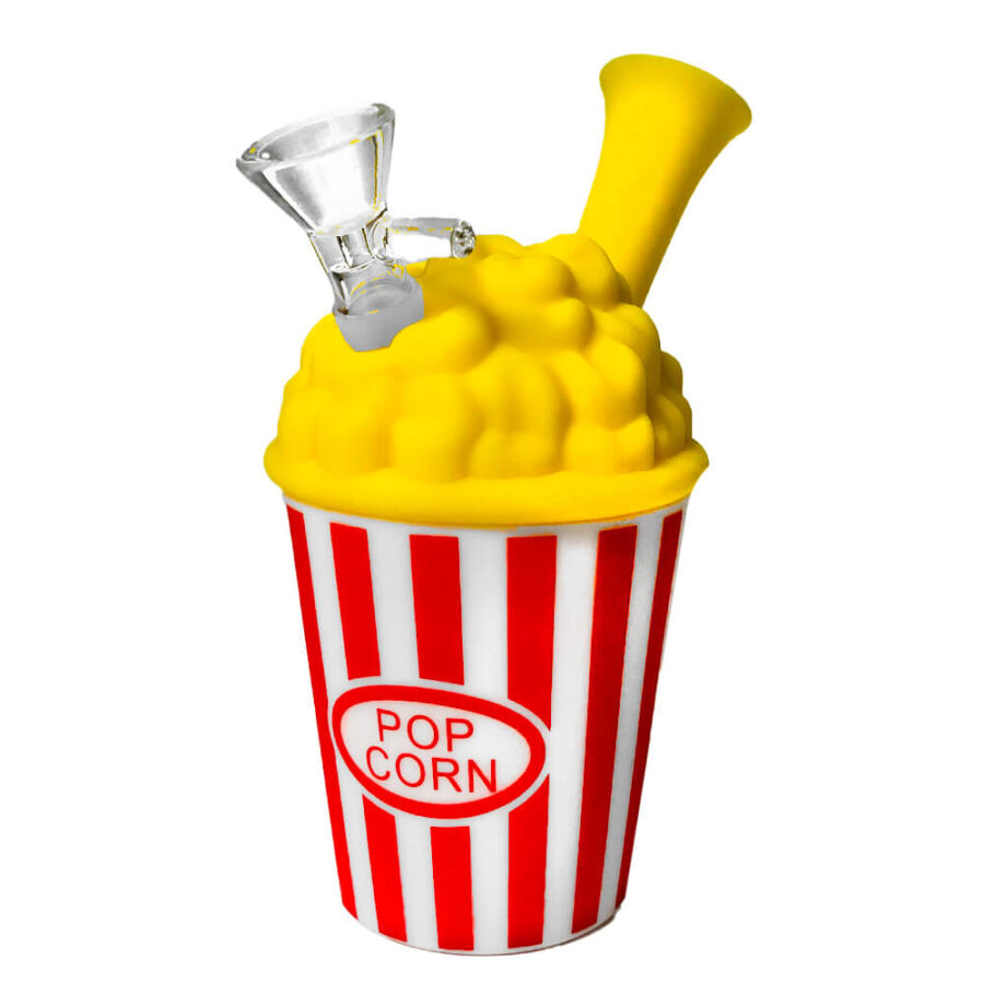 Popcorn Eimer Silikon Pfeife 15cm