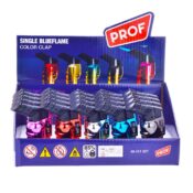 Prof Color Clap Windproof Blue Flame Feuerzeuge (20stk/display)