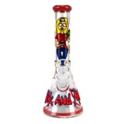 Cartoon Girl Handgefertigte Bong aus Cristal 25cm