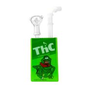 Juice Bong aus Cristal Cartoon THC Frosch 19cm