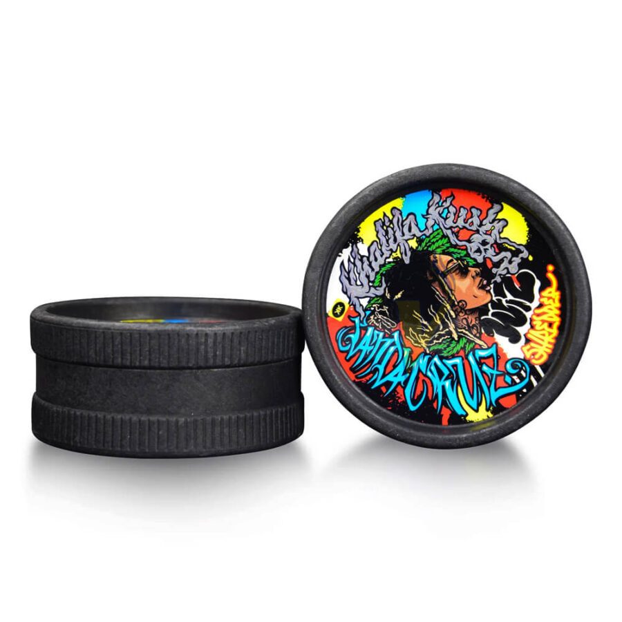 Santa Cruz Wiz Khalifa biologisch abbaubarer Grinder aus Hanffaser 2 Teile - 55mm (24stk/display)