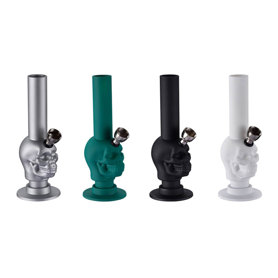 Champ High Skull Silikonbong Verschiedene Farben (12stk/display)