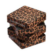 Champ High Leopard Square Metall-Grinder 50mm - 4 Teile