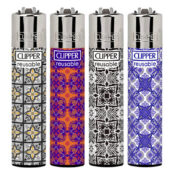 Clipper Feuerzeuge Posh Pattern (24stk/display)