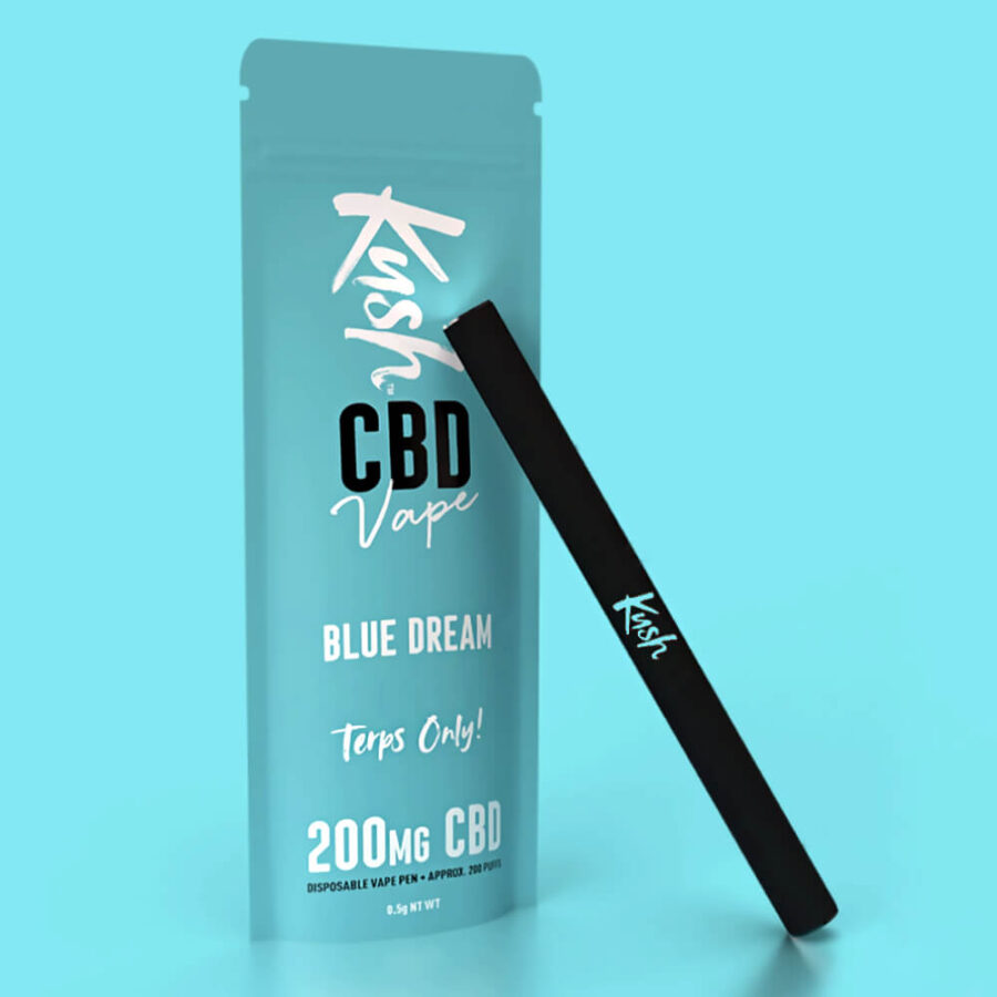 Kush CBD Vape Blue Dream 200mg CBD Einweg Vape (10skt/display)