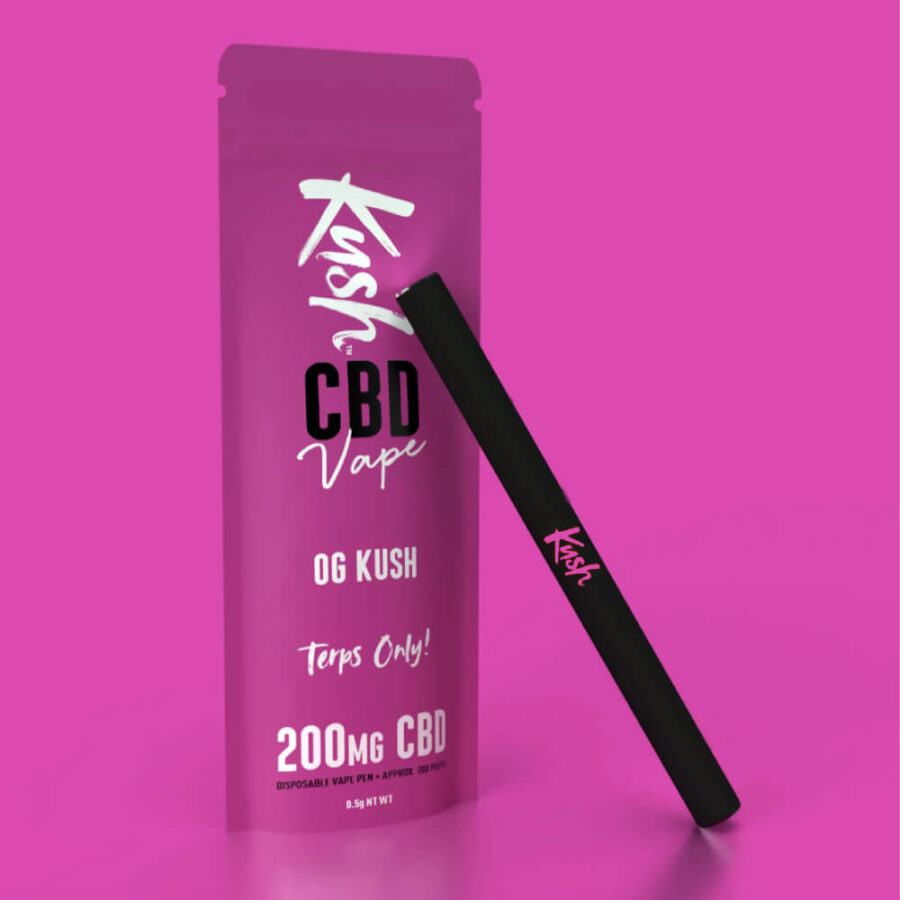 Kush CBD Vape OG Kush 200mg CBD Einweg Vape (10skt/display)