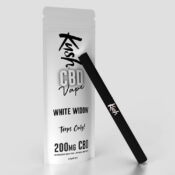 Kush CBD Vape White Widow 200mg CBD Einweg Vape (10stk/Display)