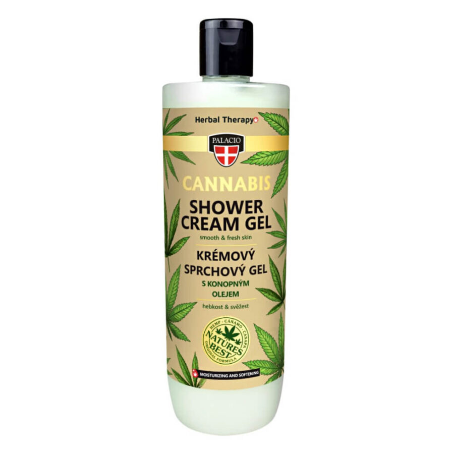 Palacio Cannabis Duschcreme Gel mit Cannabisöl (500ml)