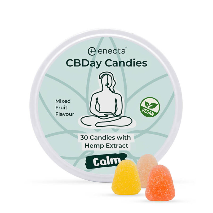 Enecta CBDay Bio Hanf Extrakt Bonbons - Calm (30 Stk.)