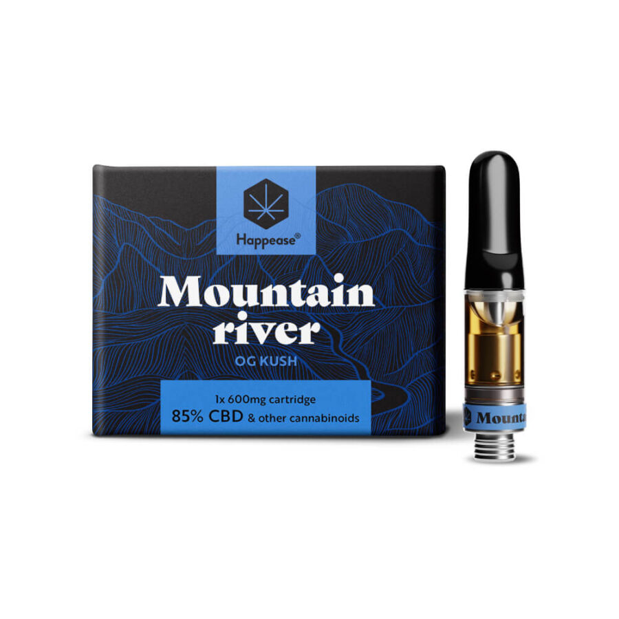 Happease 85% CBD Kartusche Mountain River (600mg)