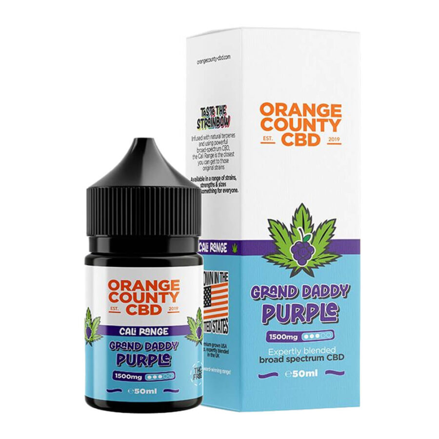 Orange County CBD Cali E-Liquid Grand Daddy Purple