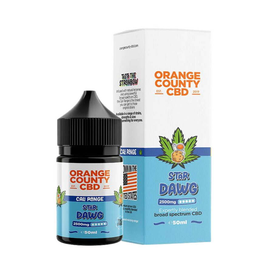 Orange County CBD Cali E-Liquid Star Dawg Kush