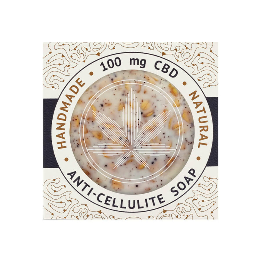 Cannaline handgefertigte Anti-Cellulite Seife 100mg CBD