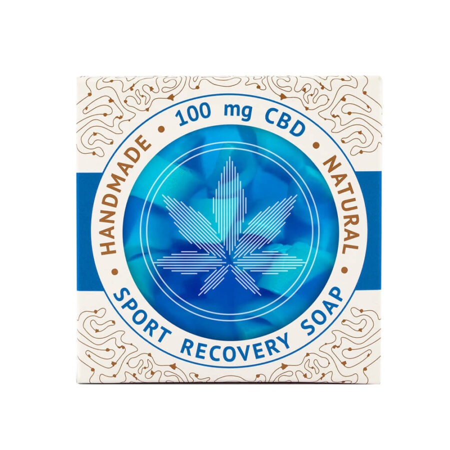 Cannaline Handgefertigte Seife Sport Recovery 100mg CBD