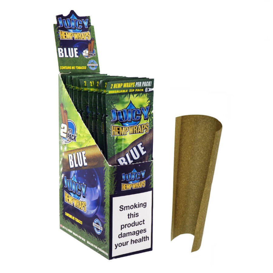 Juicy Jay's Hanf Wraps Blunt Blau (25Stk/Display)