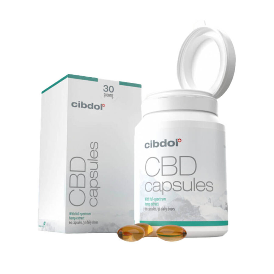 Cibdol 30% CBD Softgel-Kapseln (60 Kapseln)