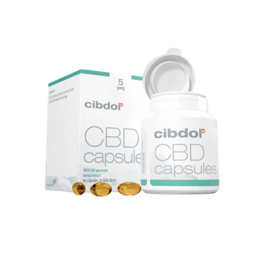 Cibdol 5% CBD Softgel-Kapseln (60 Kapseln)