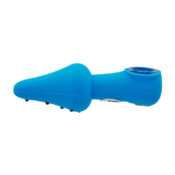 Silikon Pfeife Mushroom Blau 10cm