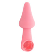 Silikon Pfeife Mushroom Pink 10cm