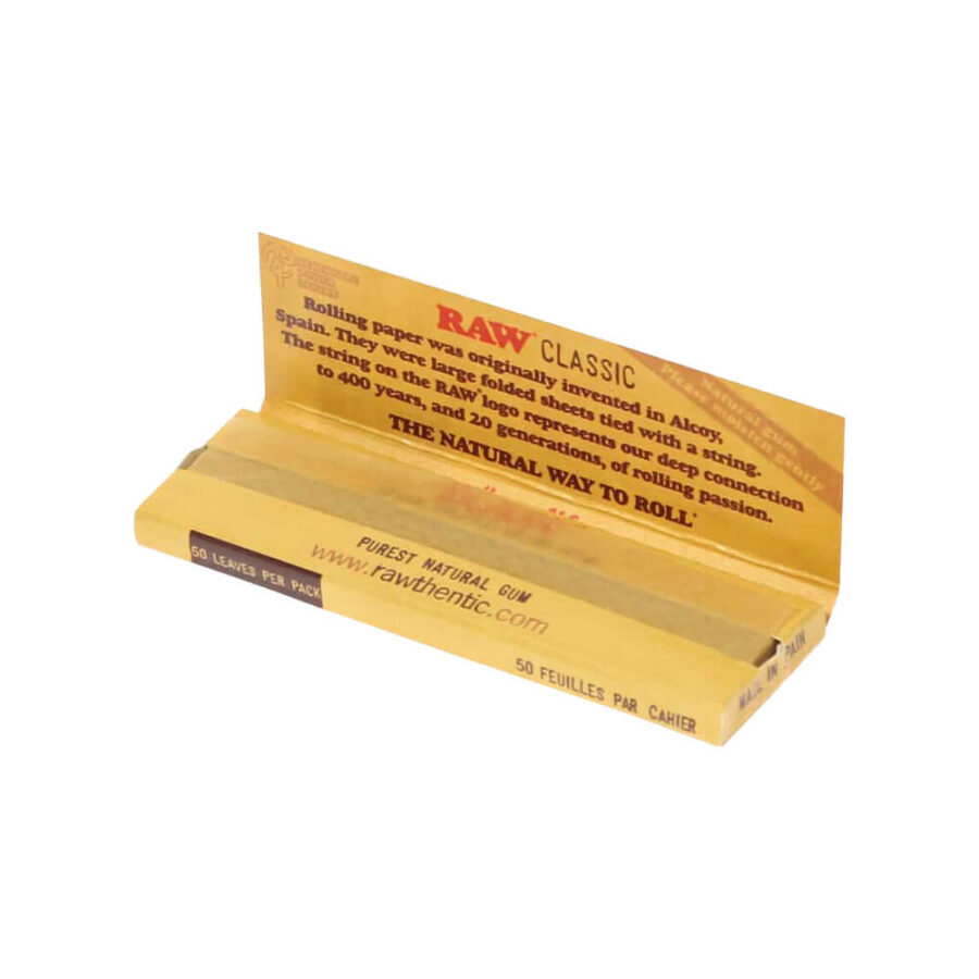 RAW Single Wide Rolling Papers (50stk/display)