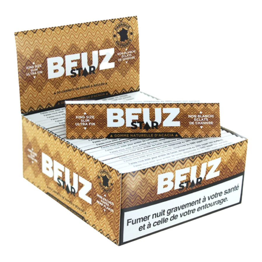 Beuz Slim Star Ungebleichte Papers King Size (50 Stk./Display)