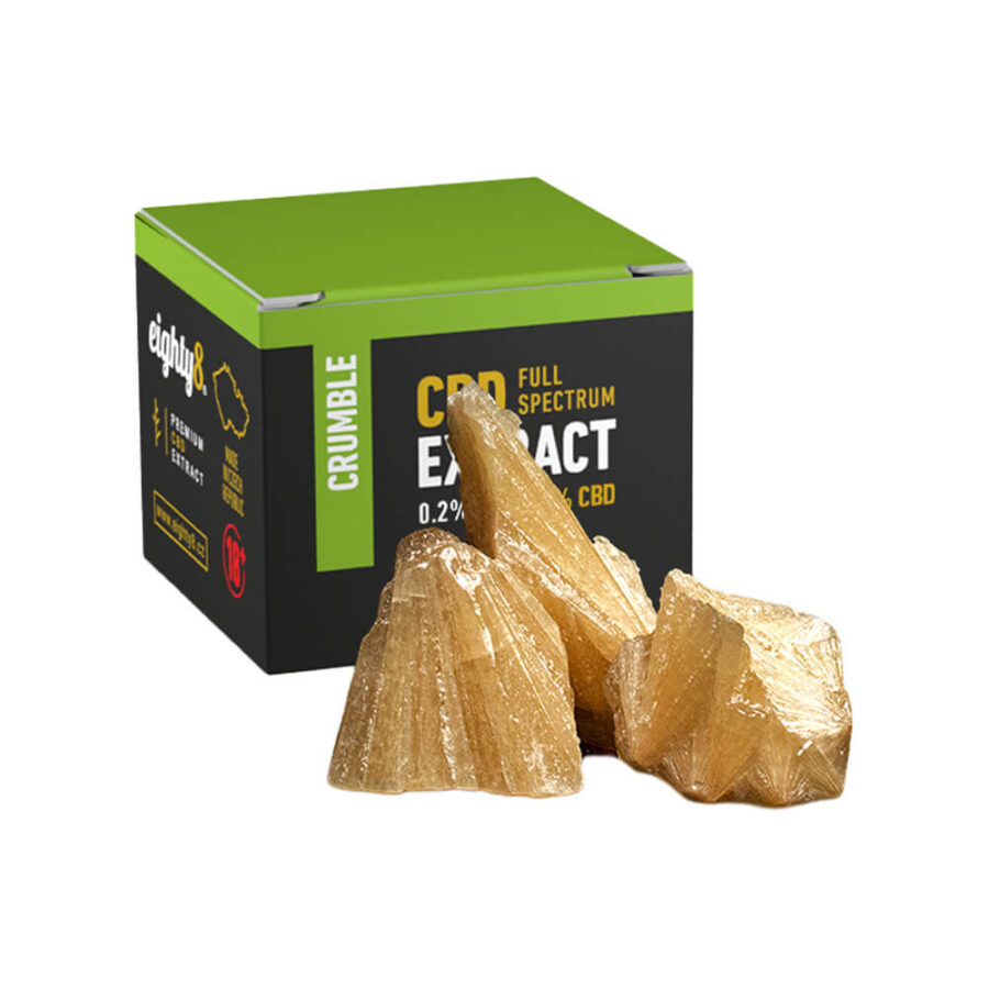 Eighty8 CBD Extrakt Crumble 1g (8stk/display)