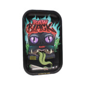 RAW Black Monster Rolling Tray Mittel 17.5 x 27.5cm