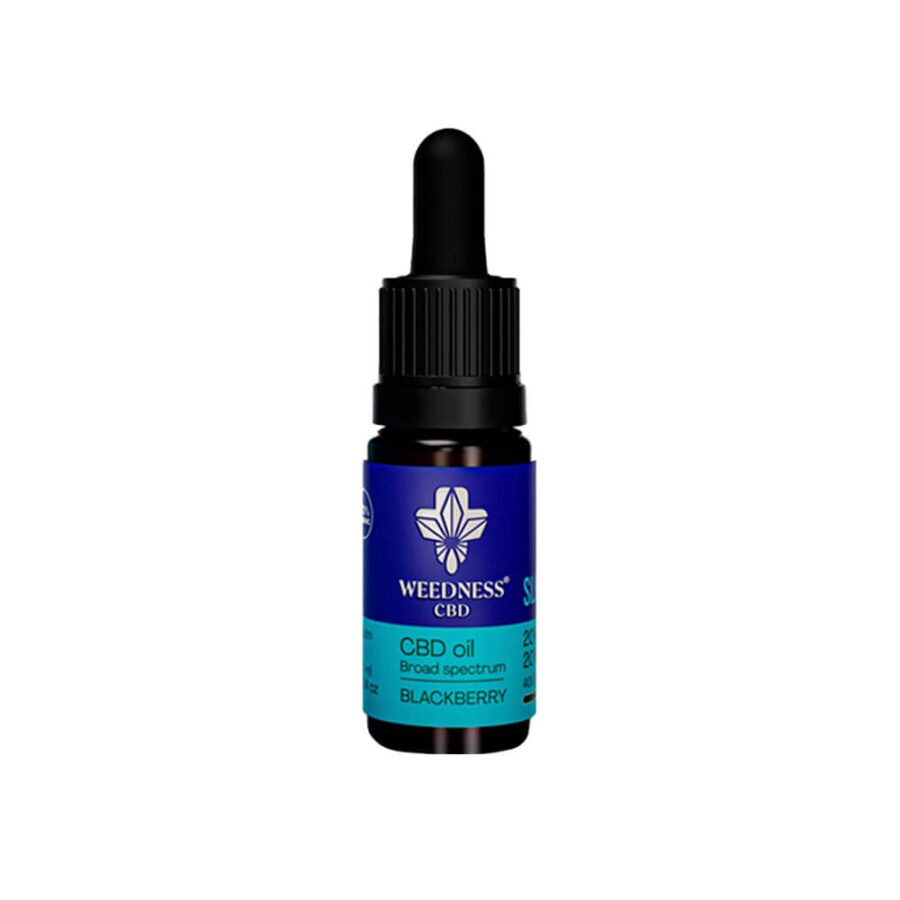 Weedness CBD Schlaf CBD Öl Brombeere 2000mg CBD + 2000mg CBN (10ml)