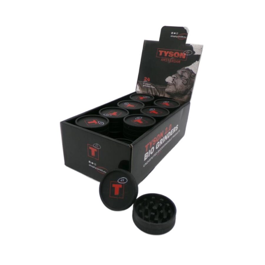 Tyson 2.0 Biologisch Abbaubare Grinder Mike Bite 2 Teile - 53mm (24stk/display)