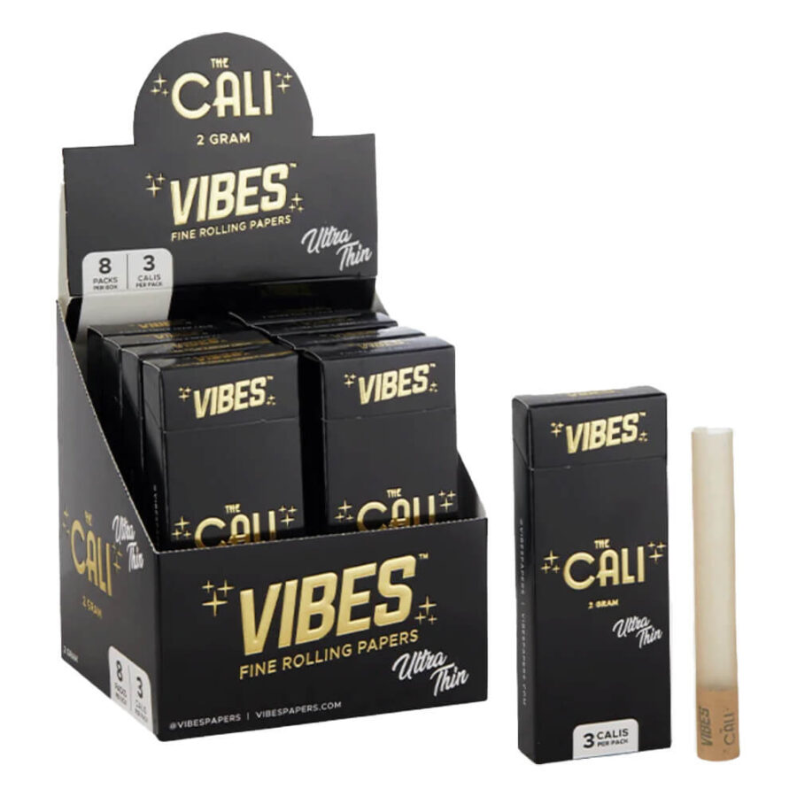 VIBES The Cali Cones Ultra Thin 2g 3-Pack (8stk/display)