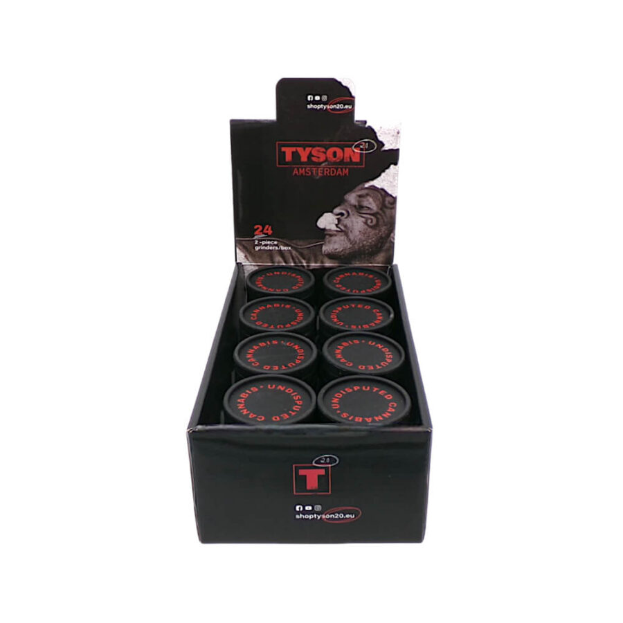 Tyson 2.0 Bio Grinder Undisputed Cannabis 2 Parts - 53mm (24stk/display)